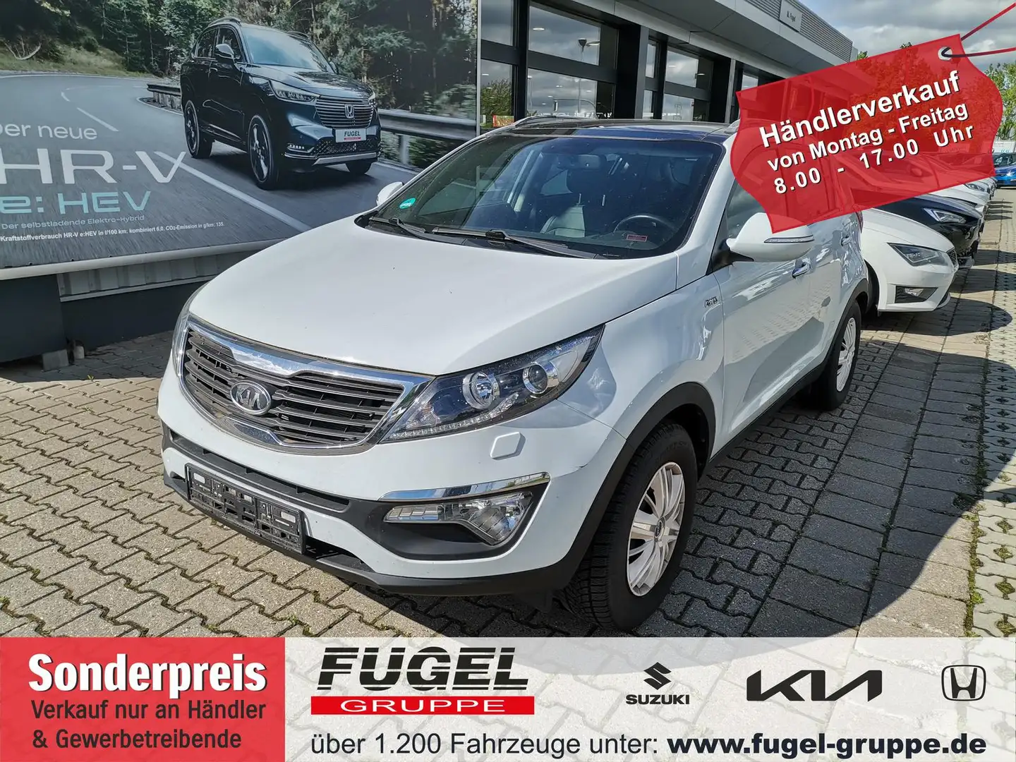 Kia Sportage 2.0 Spirit 4WD Navi|Xen.|RFK Blanc - 1