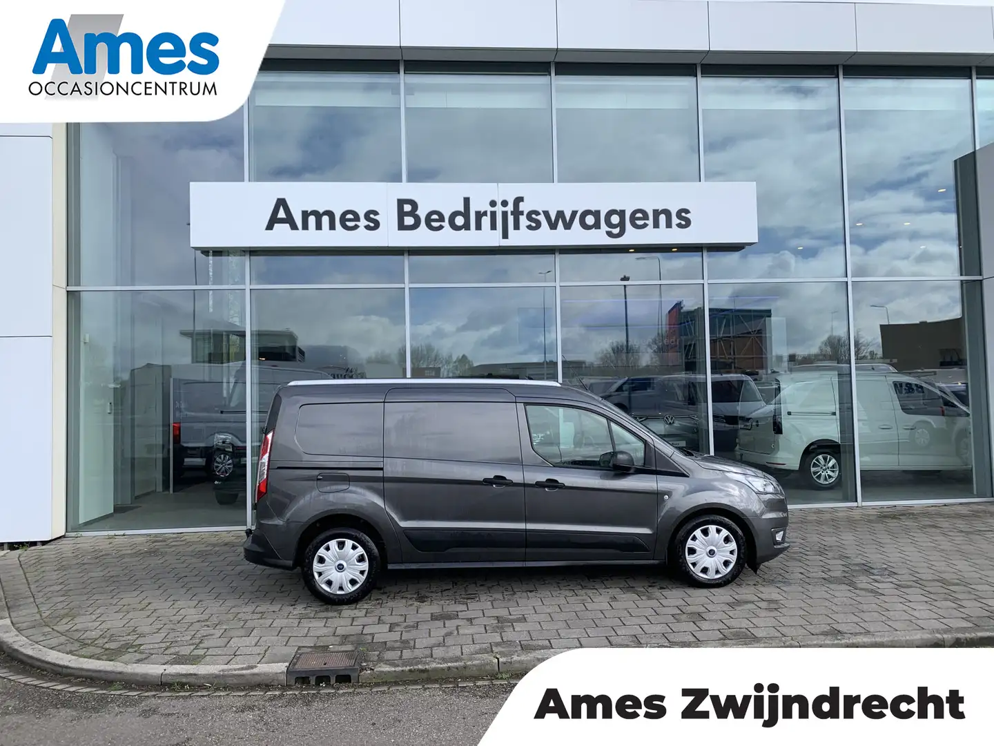Ford Transit Connect 1.5 EcoBlue L2 Trend Hand | Apple Carplay | 3 Zits Gris - 1