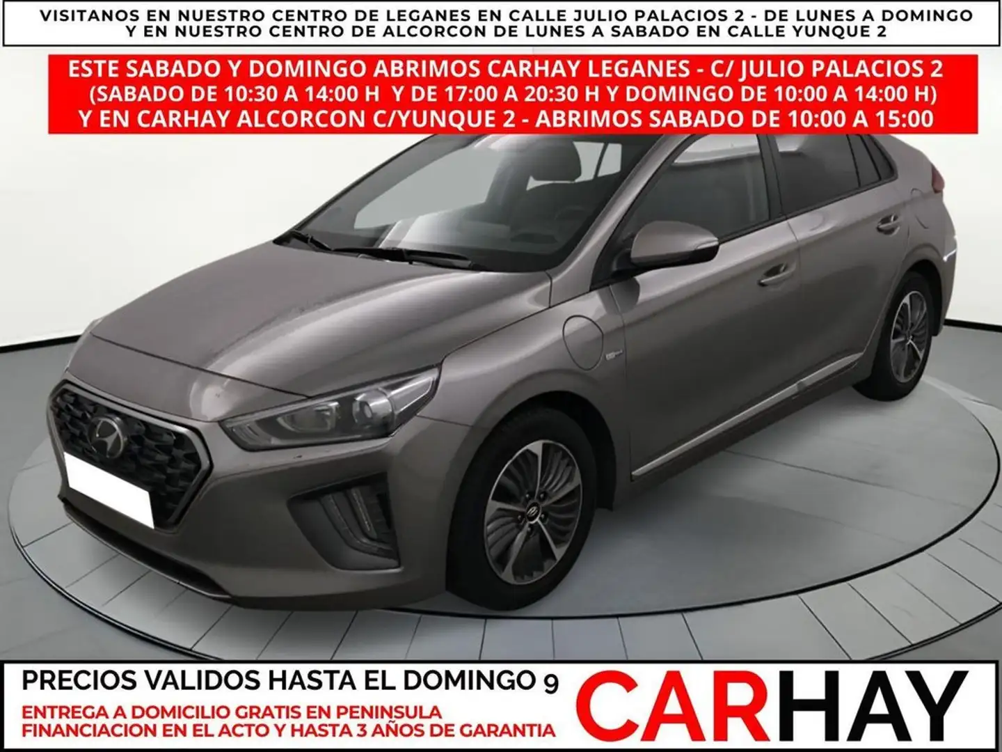 Hyundai IONIQ 1.6 GDI PHEV KLASS DCT Gris - 1