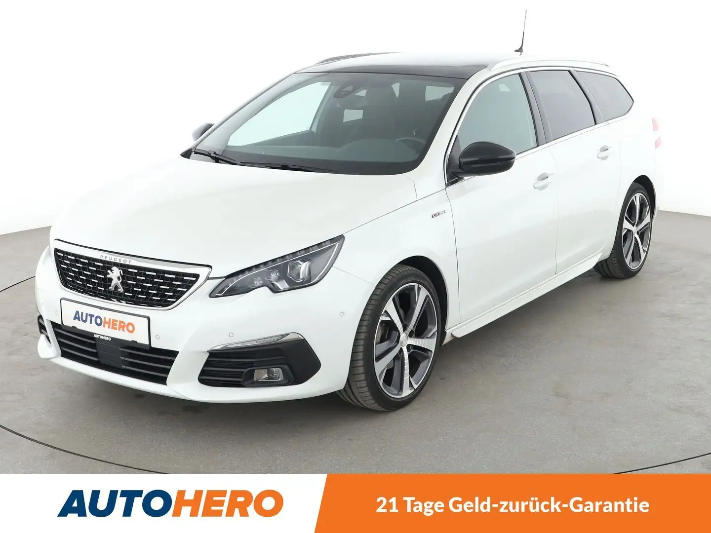 Peugeot 308 1.2 e-THP Allure Aut.*NAVI*LED*CAM*SHZ*TEMPO*ALU* Weiß - 1