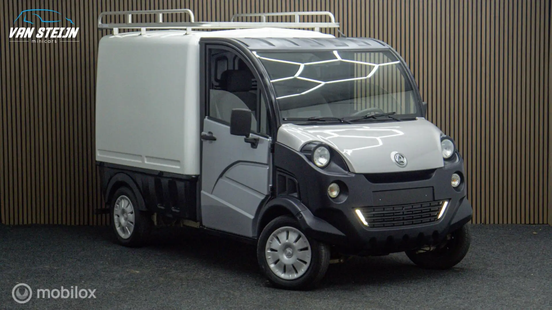 Aixam D-truck brommobiel Laadbak | imperiaal Grau - 1