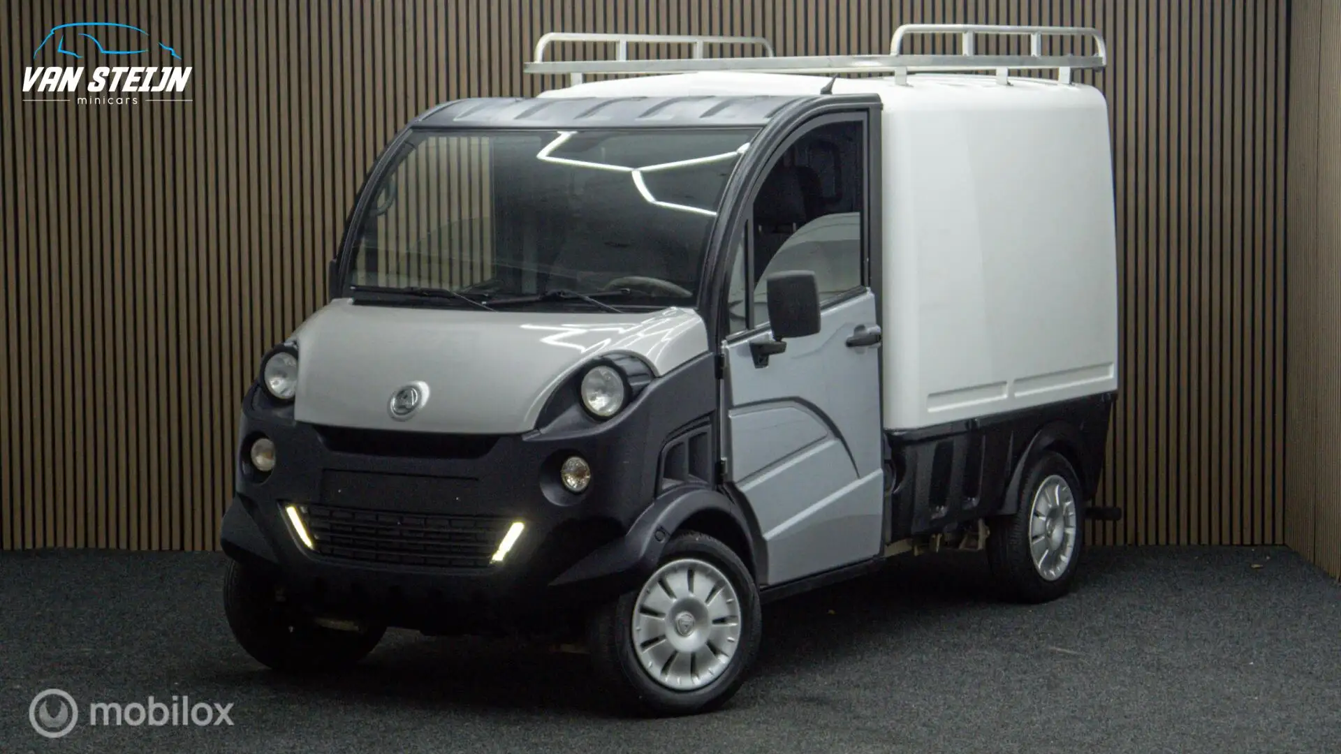 Aixam D-truck brommobiel Laadbak | imperiaal Grau - 2