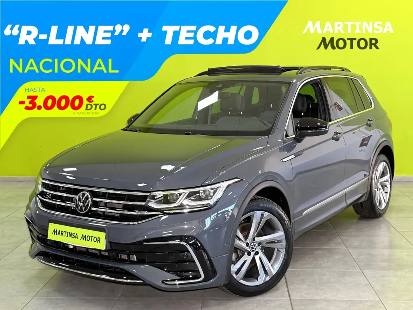 Volkswagen Tiguan 2.0TDI R-Line DSG 110kW Gris - 1
