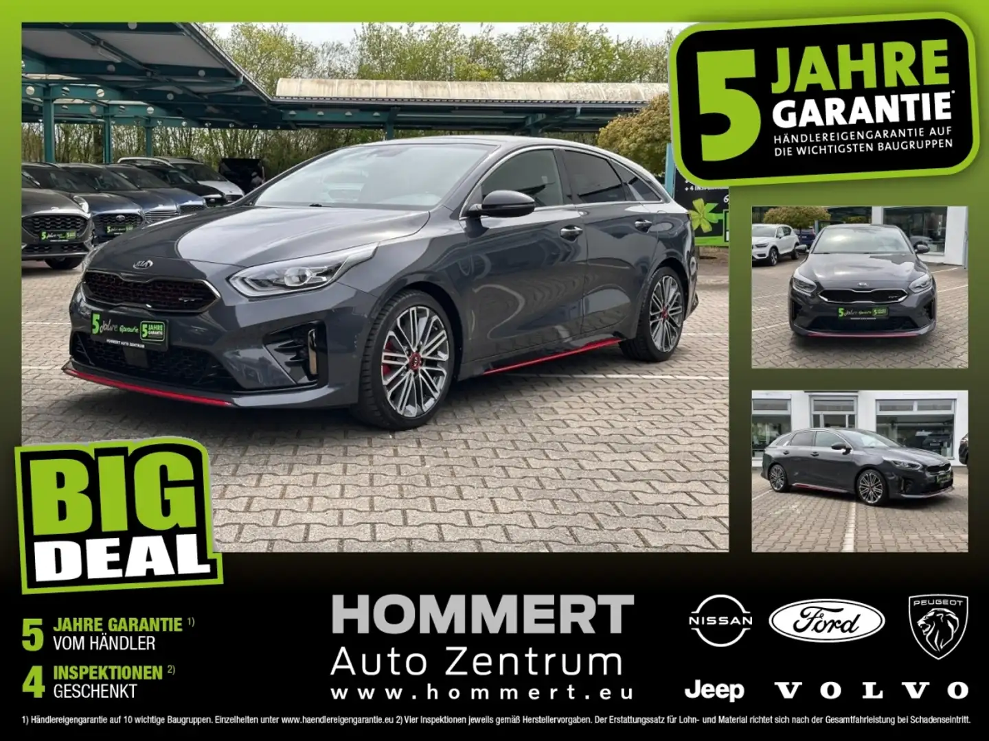 Kia ProCeed / pro_cee'd ProCeed 1.6 T-GDI GT *ACC*Kamera*beh.Lenk*Spurh. Grau - 1