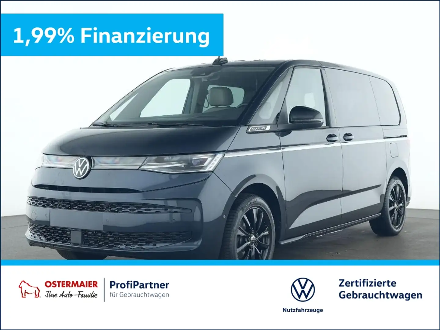 Volkswagen T7 Multivan STYLE 2.0TDI 150PS DSG MATRIX.7SITZE.HuD.AHK.NAVI. Blu/Azzurro - 1