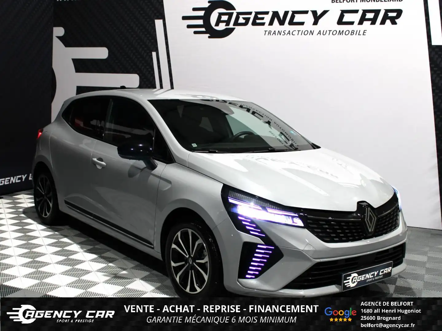 Renault Clio V 1.6 E-Tech Hybride 145cv BVA  - Techno - première main Grau - 1