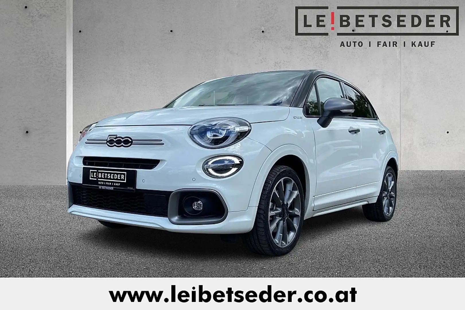 Fiat 500X Hybrid 130 7-Gang eDCT Sport Blanc - 1