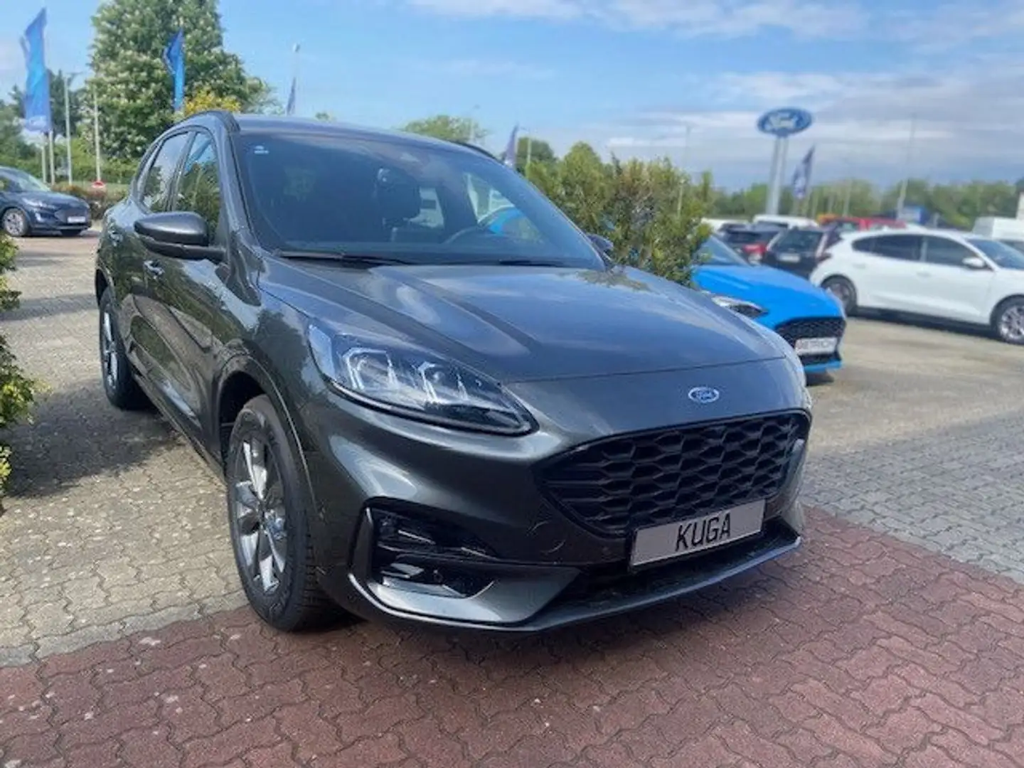 Ford Kuga ST-Line X 150PS *LED|Navi|ACC|AHK|TWA|GJR* Grau - 2