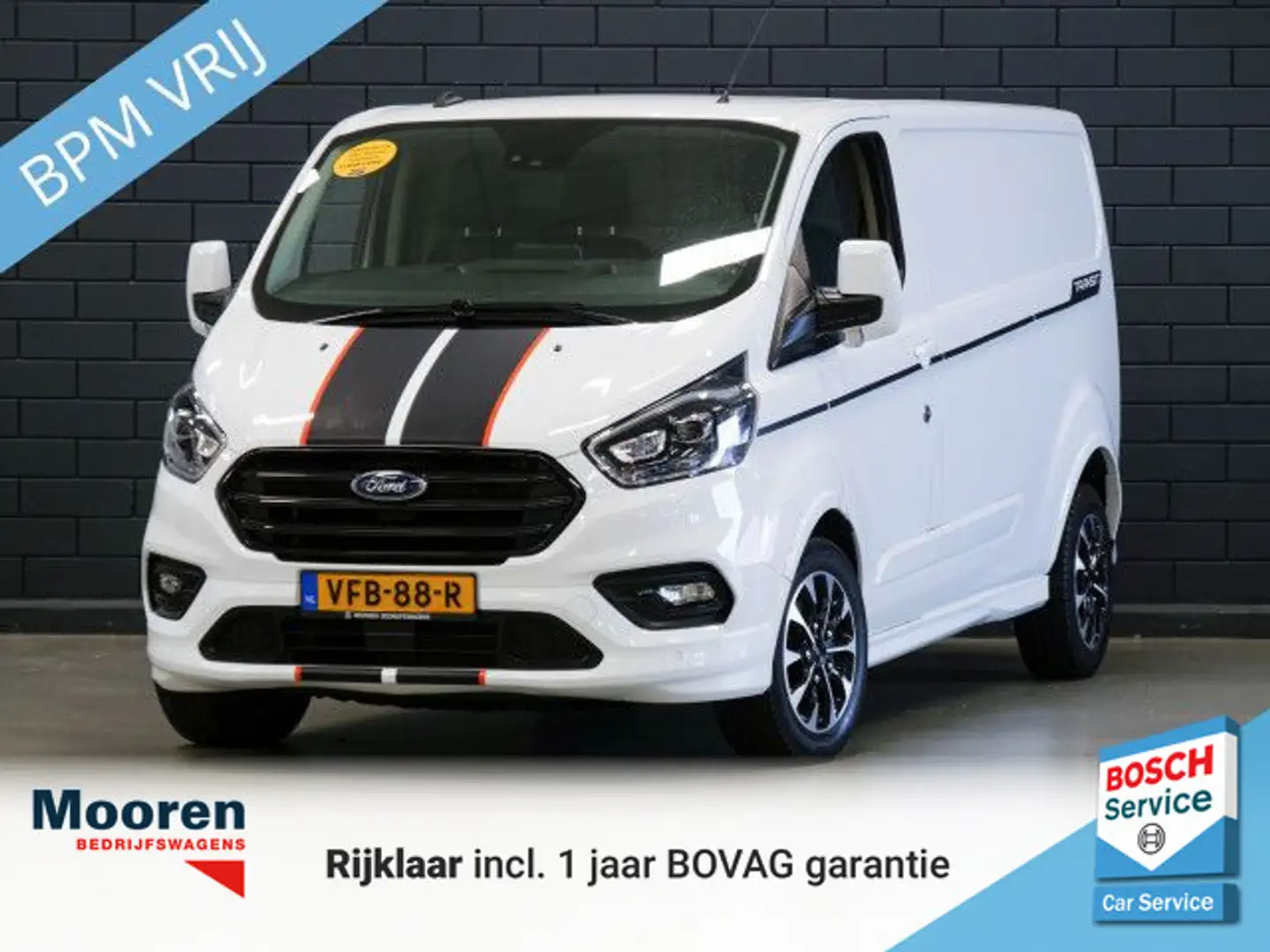 Ford Transit Custom 320 2.0 TDCI 185PK Automaat L2H1 Sport | TREKHAAK Wit - 1