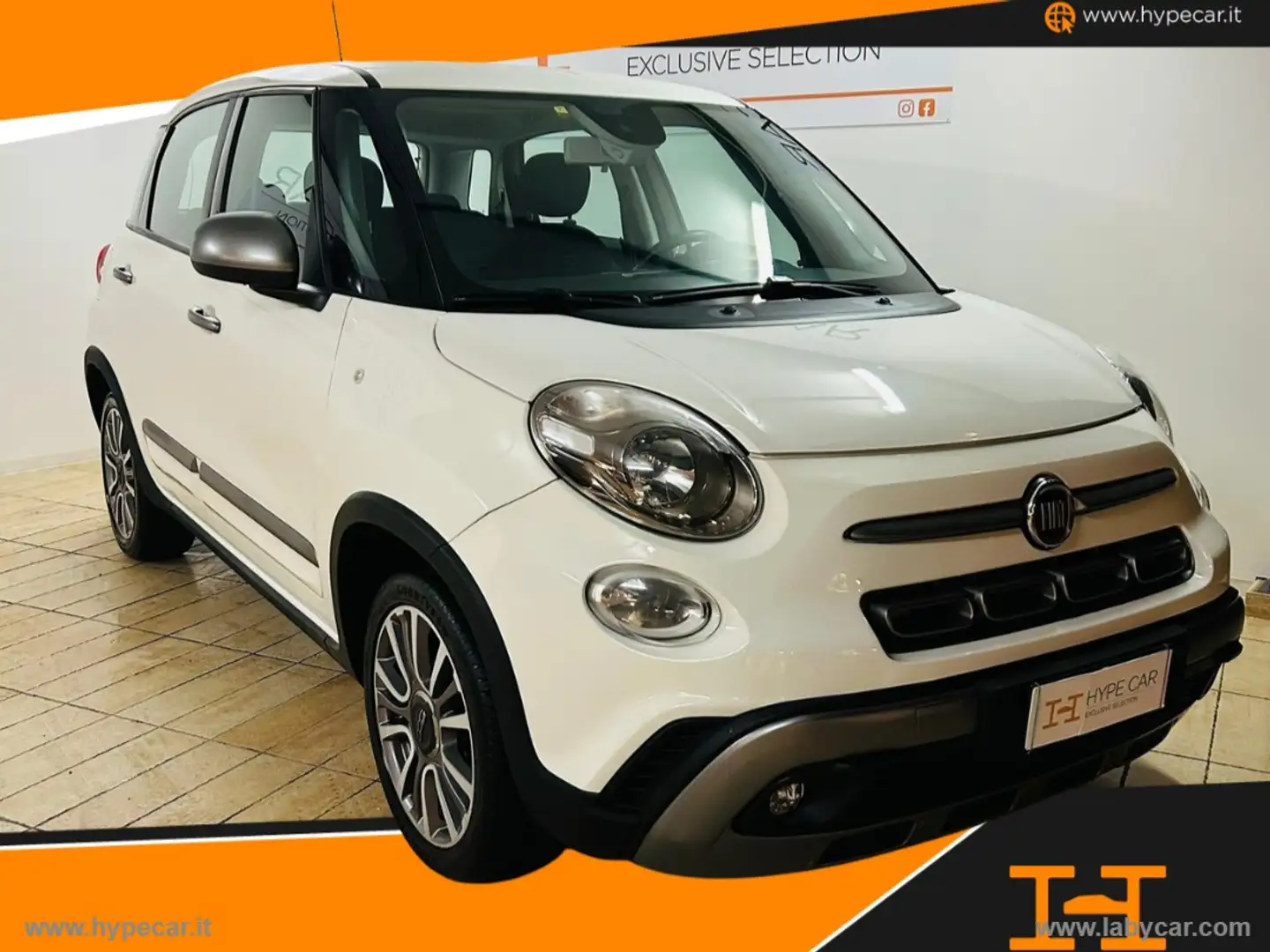 Fiat 500L 1.3 MJT 95 CV Cross Weiß - 1