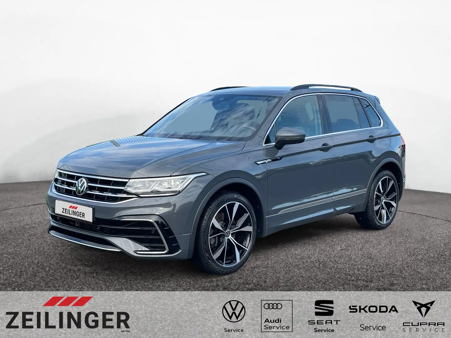 Volkswagen Tiguan R-Line 4Mo. TSI DSG|AHK|eHECK|NAVI|MATRIX Grau - 1