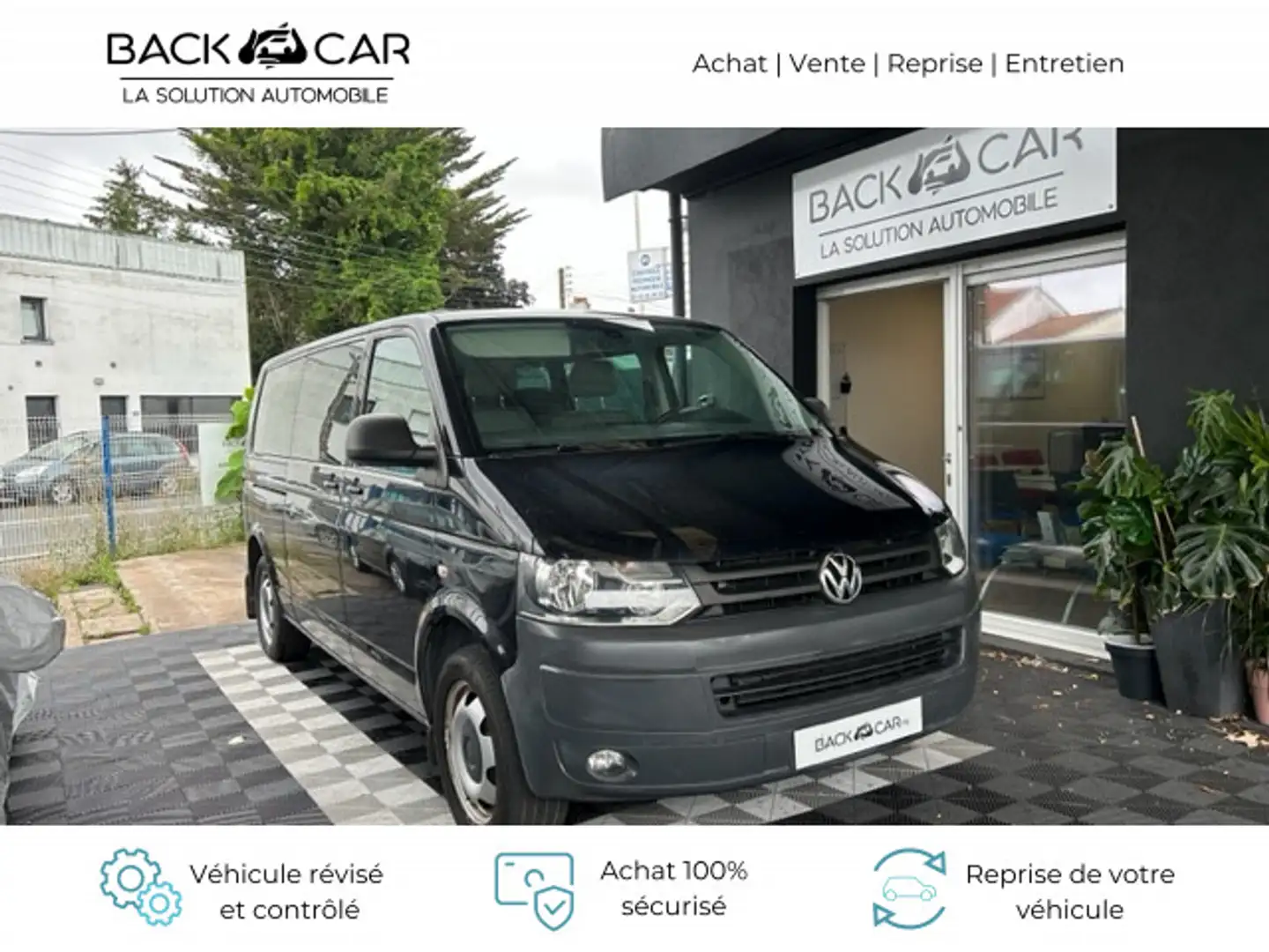 Volkswagen Transporter T5 2.0 BiTDI 180 Long DSG7 MOTEUR NEUF 0KM Negru - 1