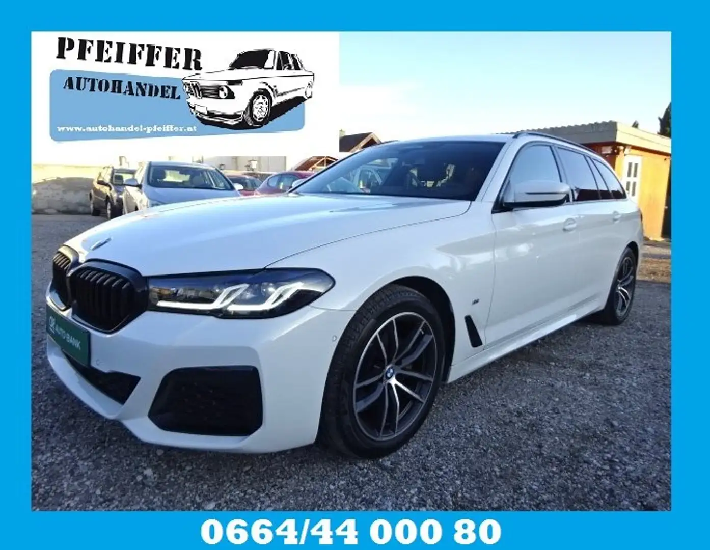 BMW 520 520 d M Sport 48V von Magister 1 Besitz Top Zust. Weiß - 1