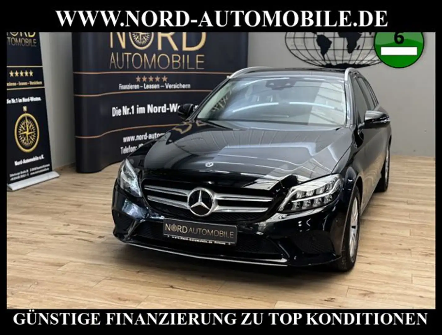 Mercedes-Benz C 220 d T *Distro+*AHK*Memory*Comand*LED*Carplay Noir - 1