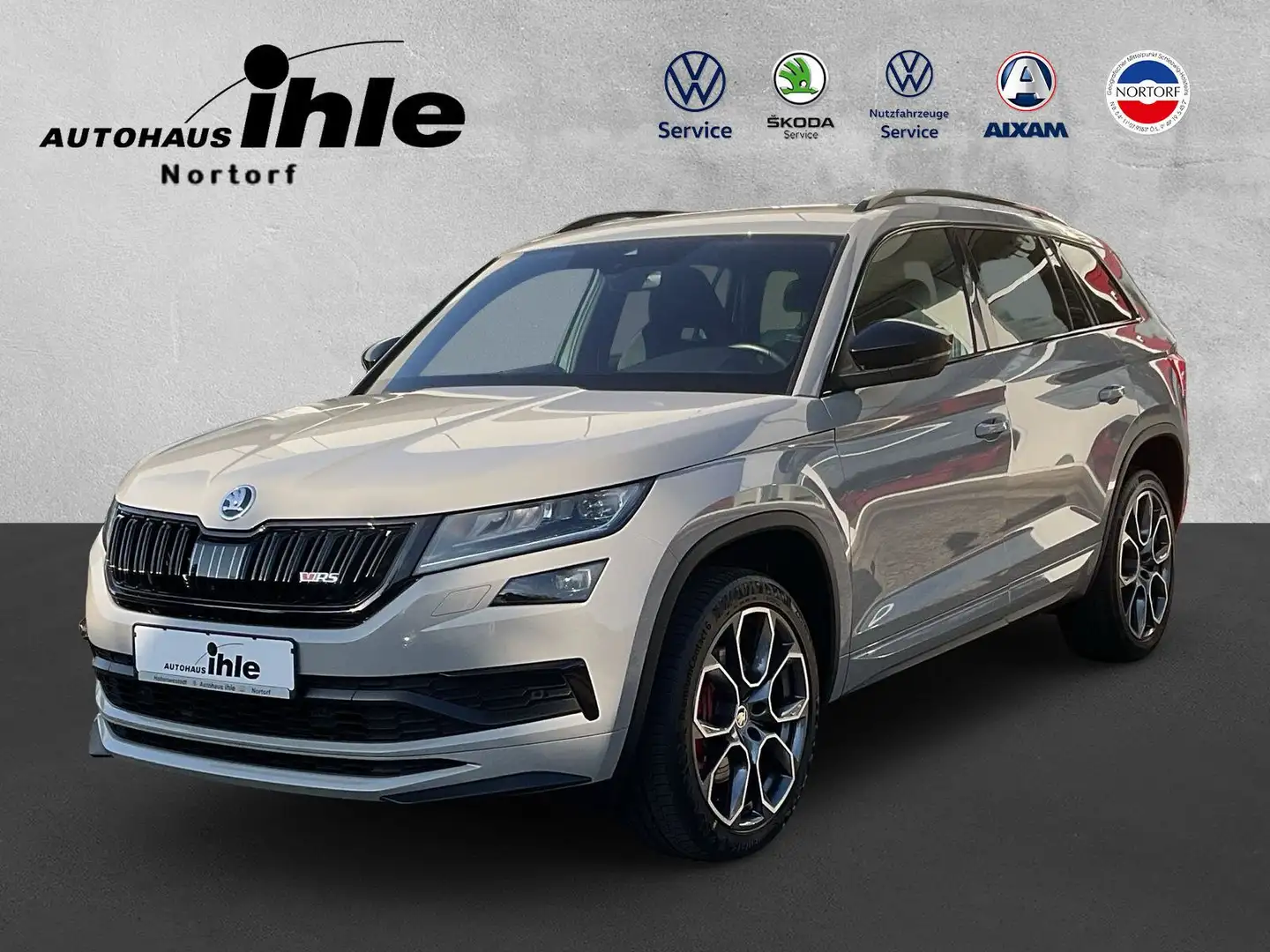 Skoda Kodiaq RS 2.0 Bi-TDI RS 4x4 AHK RFK PDK Sitzhzg Silber - 1
