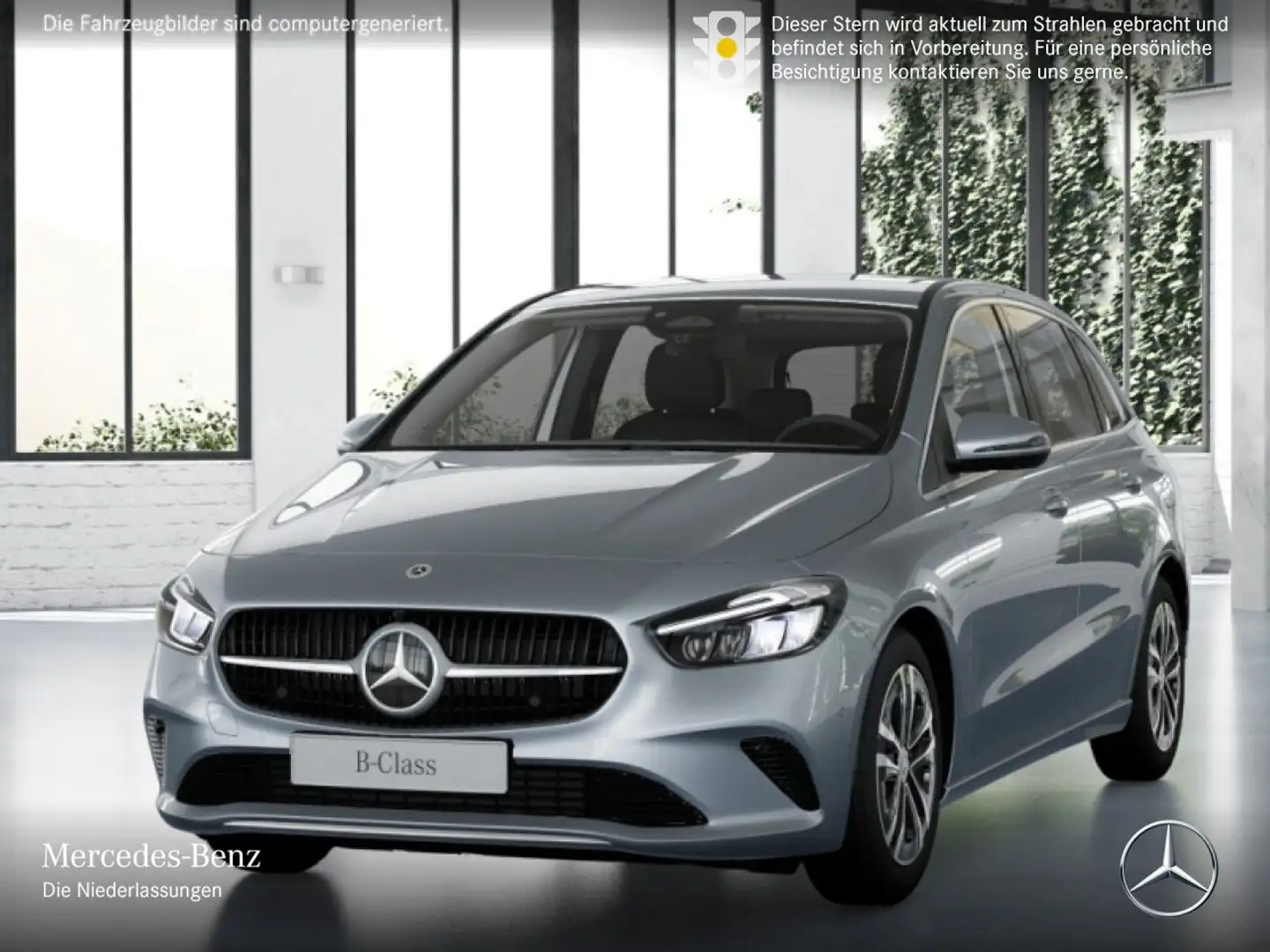 Mercedes-Benz B 180 PROGRESSIVE+360°+LED+TOTW+7G Silber - 2