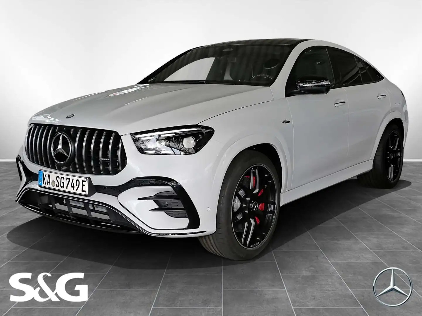 Mercedes-Benz GLE 53 AMG 4M Coupé Multikontursitz+AHK+Pano+HUD Fehér - 1