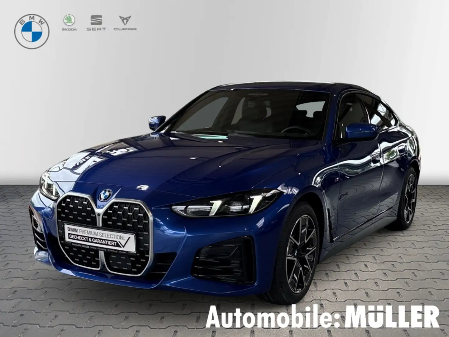 BMW 420 Gran Coupe d M Sport ACC HuD AHK-klappbar Navi Dig Blau - 1