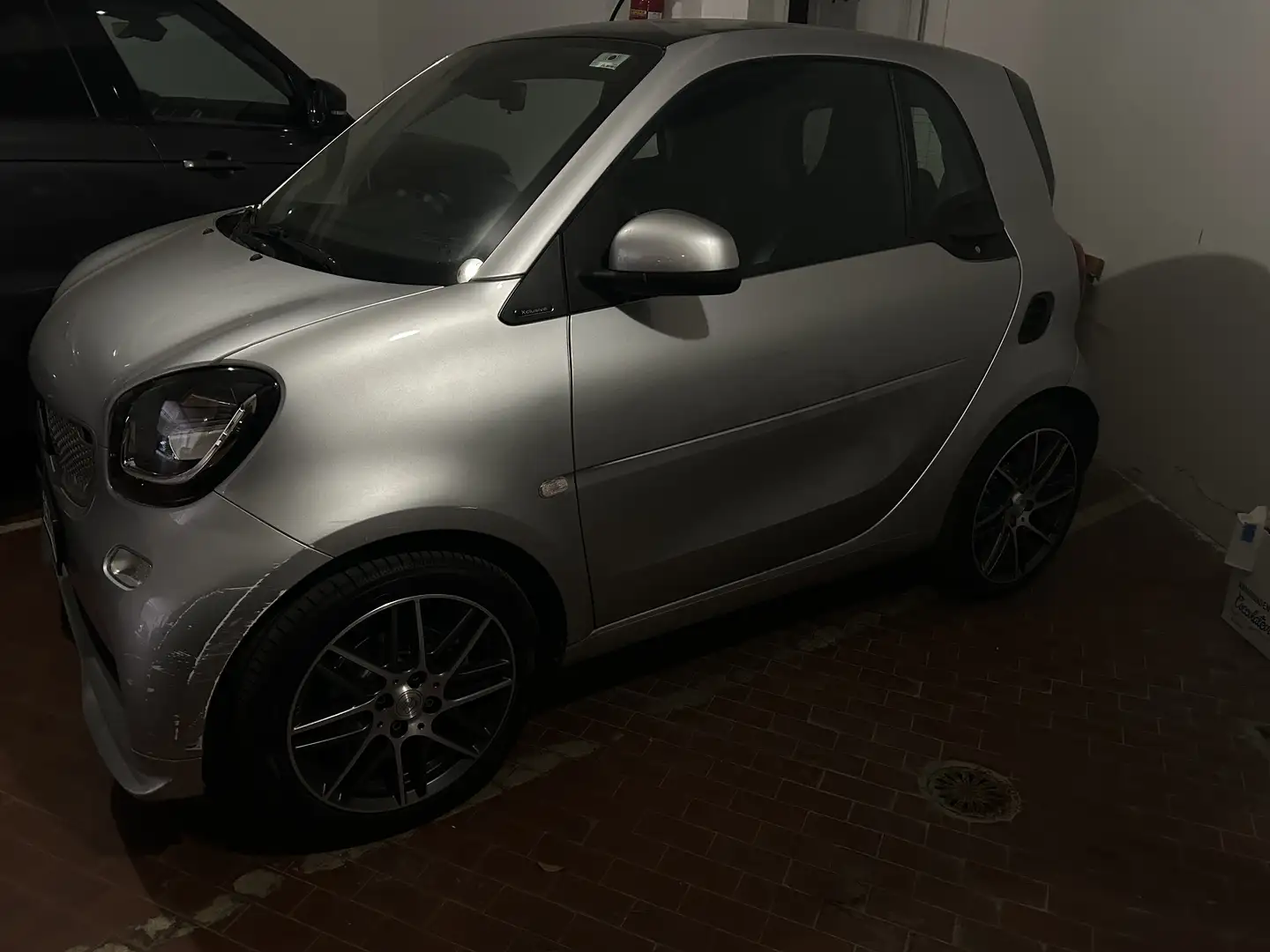smart brabus silver, interni pelle nera Argento - 2