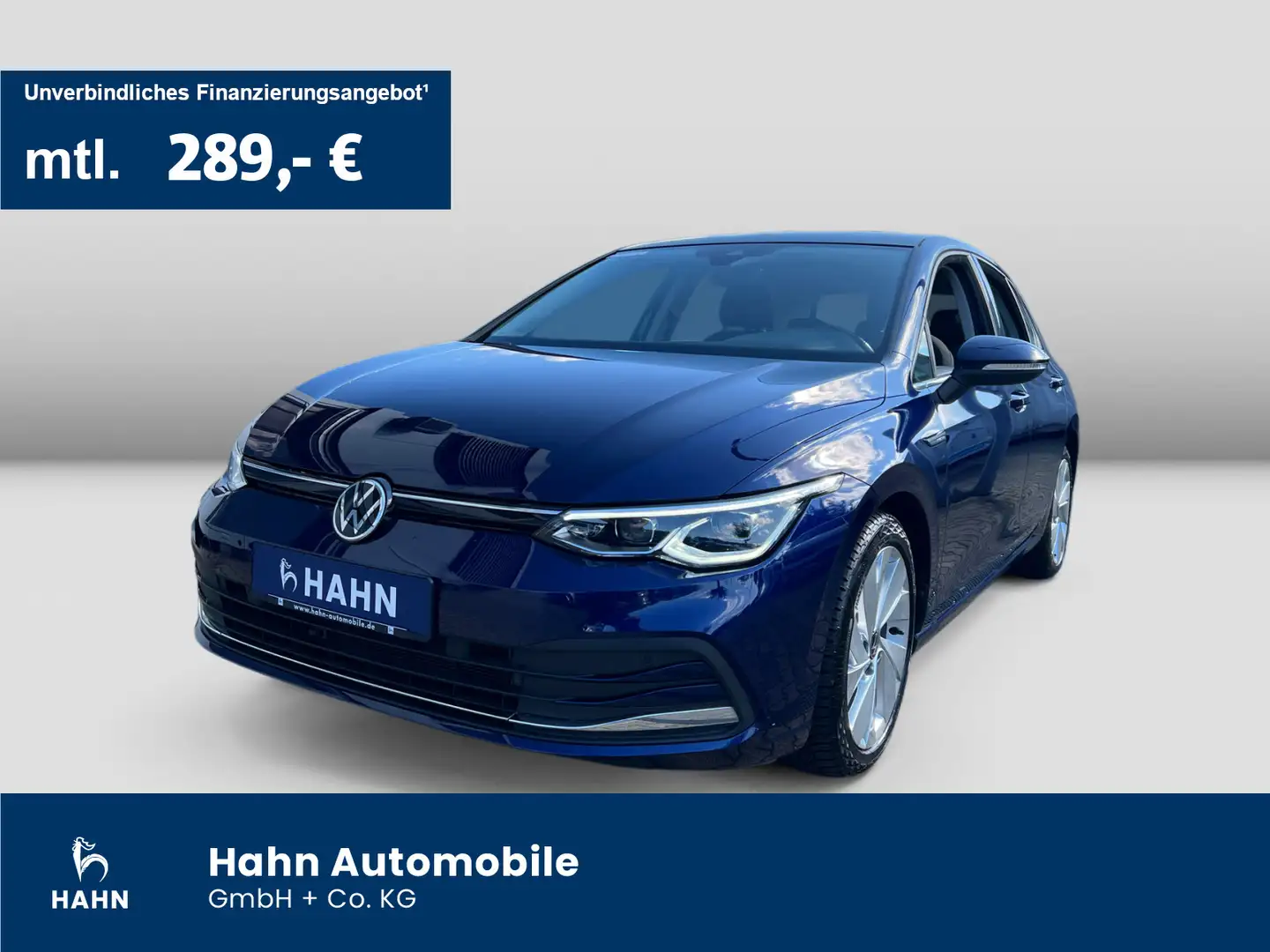 Volkswagen Golf 1.5eTSI Style DSG Pano AHK ACC PDC Climatr Bleu - 1