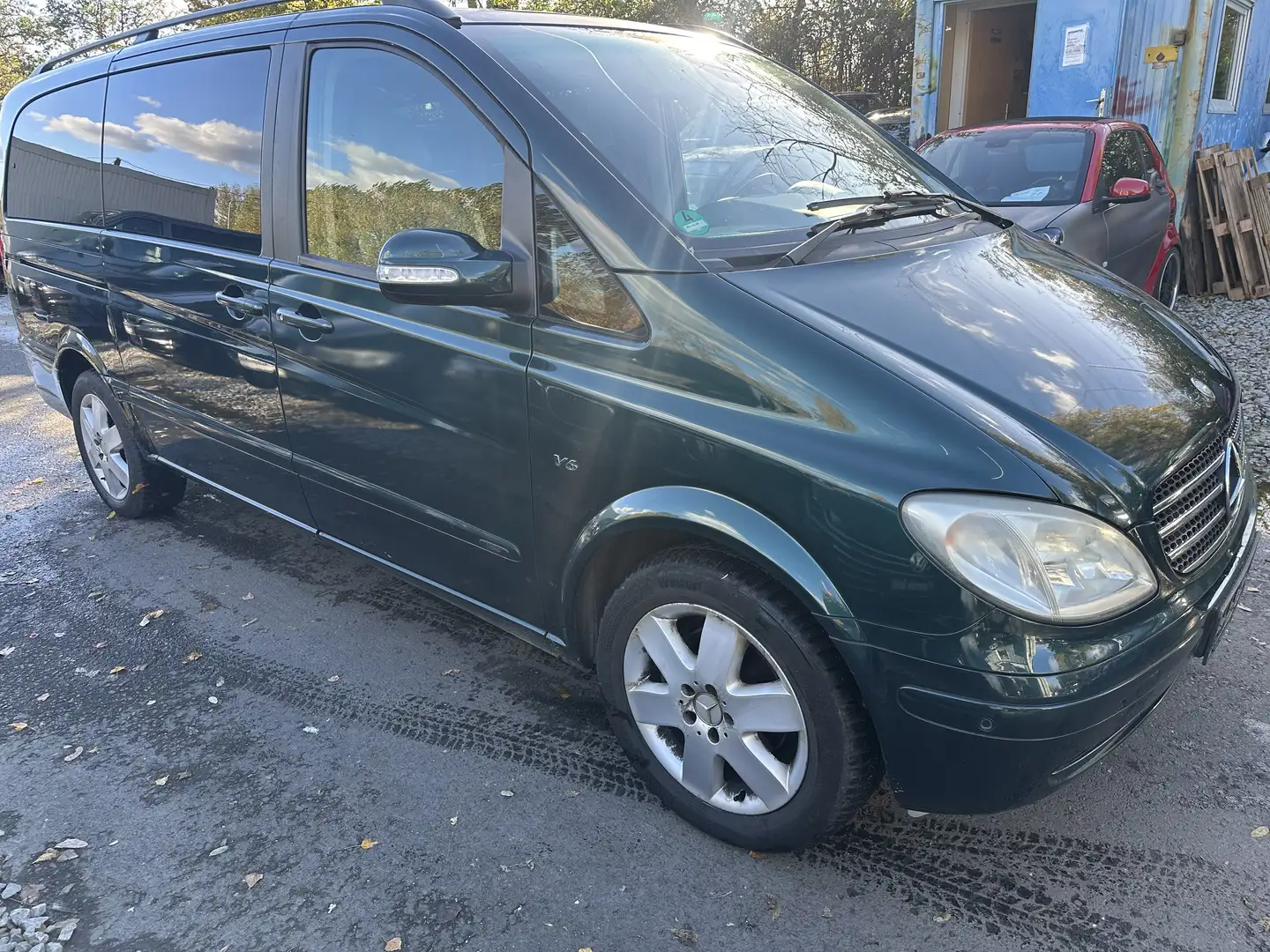 Mercedes-Benz Viano 3.0 CDI MAXILANG KLIMA NAVI STANDHEIZUNG ALU PDC Groen - 1
