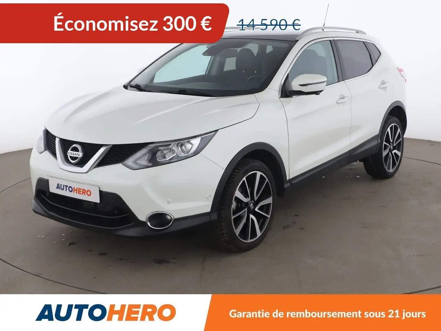 Nissan Qashqai 1.2 DIG-T Tekna Xtronic Blanc - 1