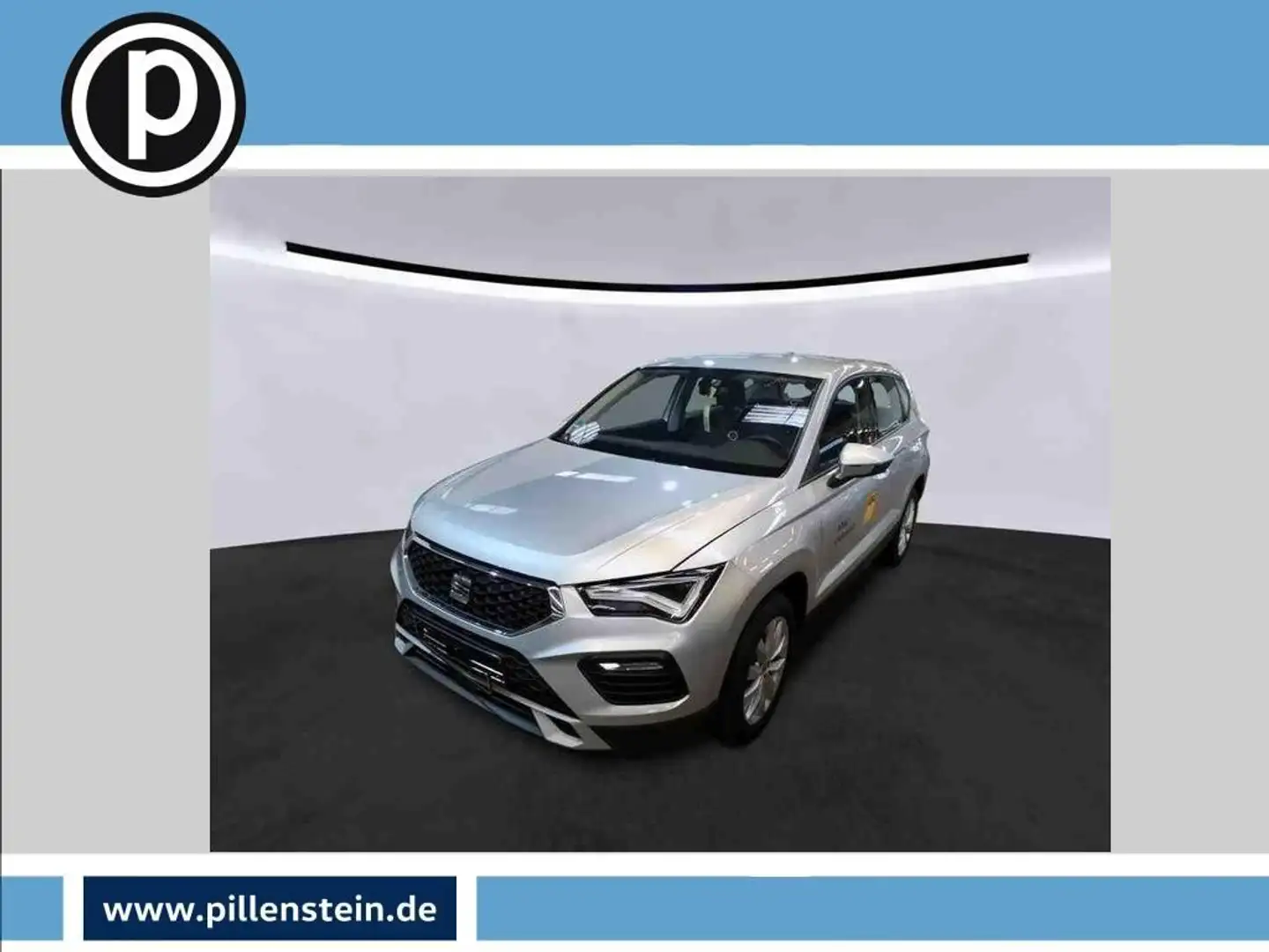 SEAT Ateca STYLE 1.5 TSI AHK NAVI LED SHZ PDC Silber - 1
