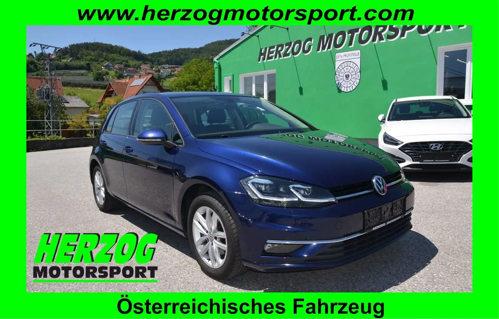 Volkswagen Golf Golf Rabbit 40 1,5 TSI DSG LED VIRTUAL ACC 1.Bes. Blau - 1