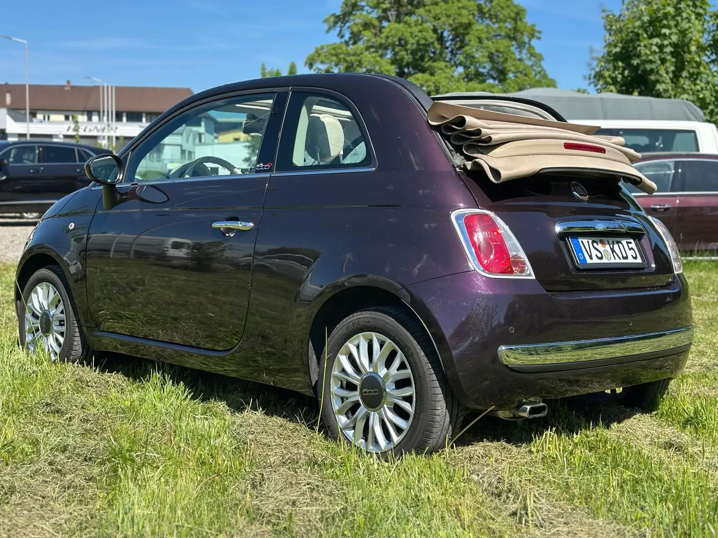 Fiat 500 1.2 Lounge ljubičasta - 1
