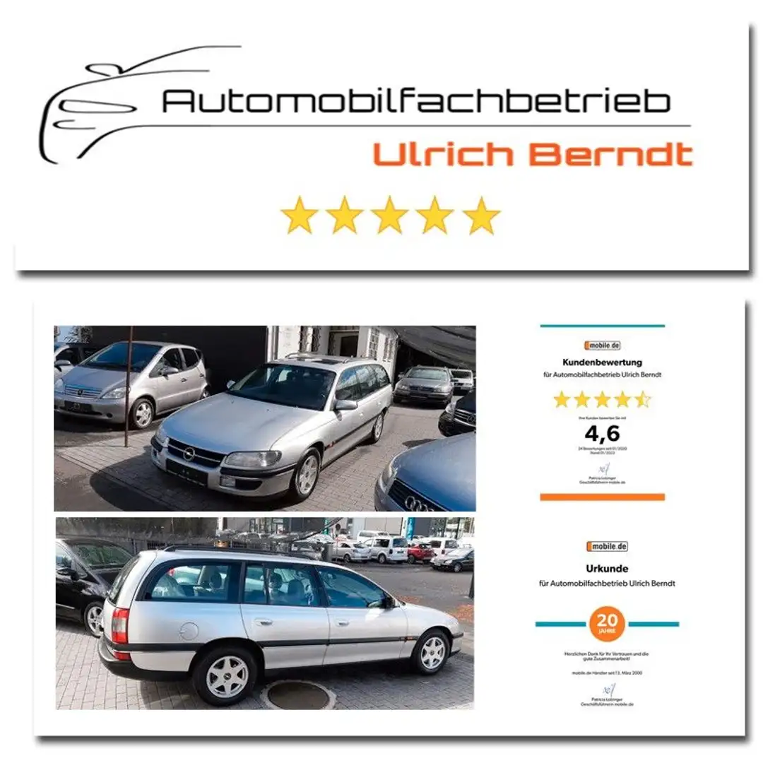 Opel Omega 2.5 V6 - Originaler  Alltagsklassiker Gümüş rengi - 1