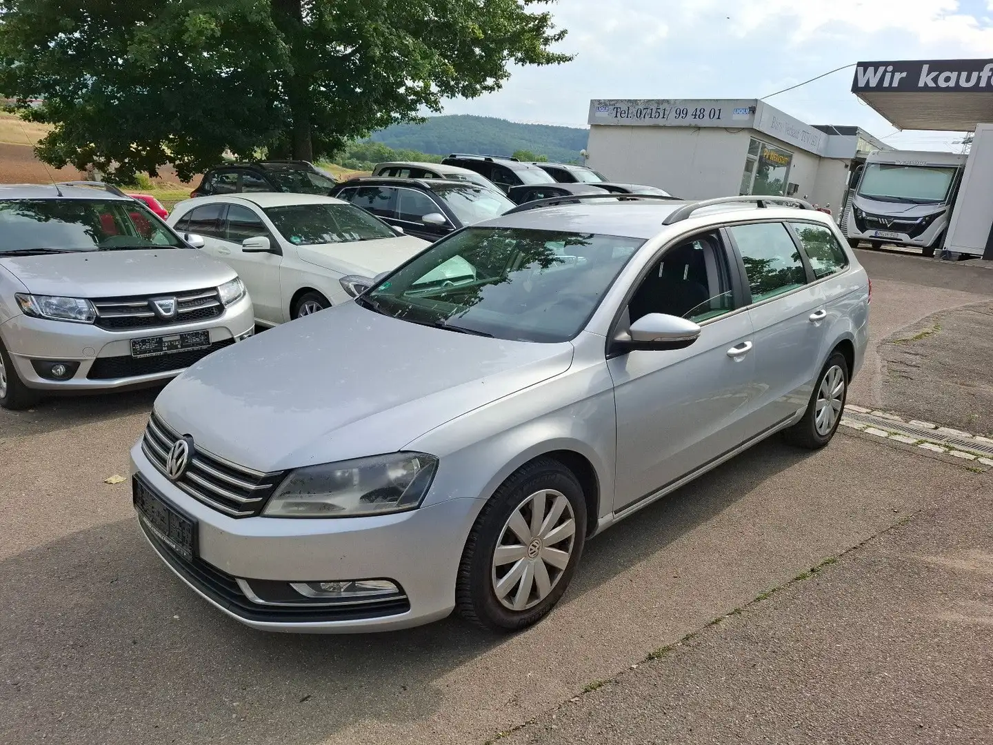 Volkswagen Passat Variant Trendline BlueMotion Klimaautomak Plateado - 2
