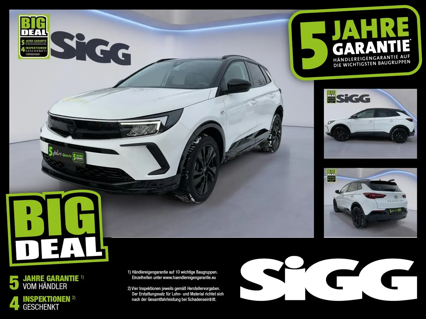 Opel Grandland GS 1.6 Plug-in Hybrid Inkl Wallbox Blanc - 1