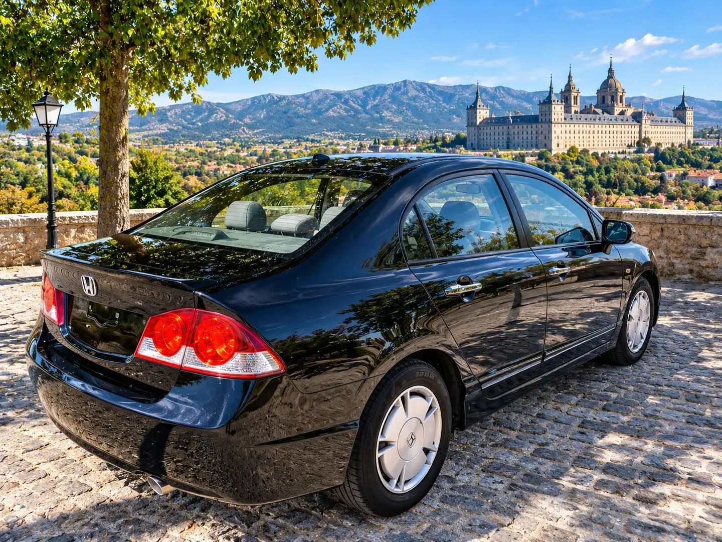 Honda Civic 1.3i-VTEC IMA CVT híbrido etiqueta eco Negro - 2