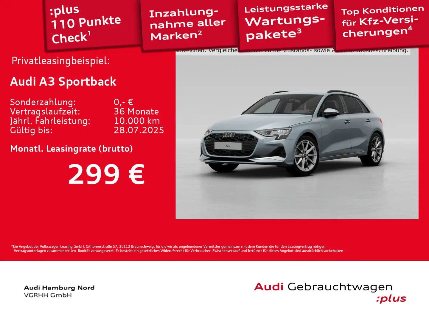 Audi A3 35 TDI S tronic Sonos Navi ACC Cam Grijs - 1