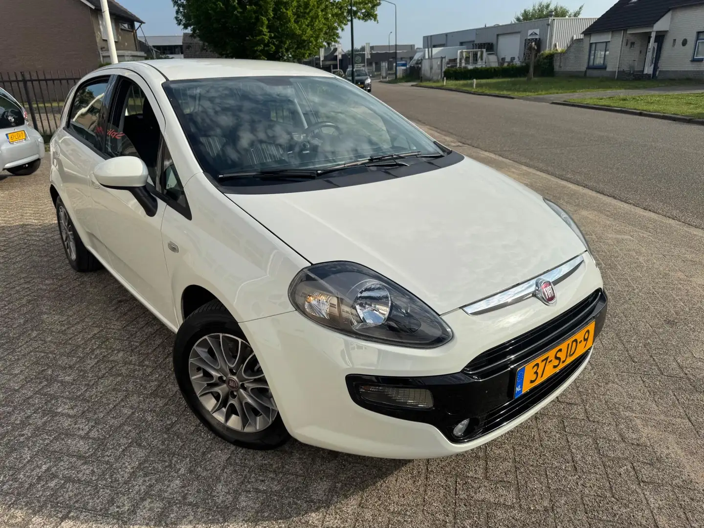 Fiat Punto Evo 1.3 M-Jet Mylife Airco, 1e Eigenaar, NL Auto Weiß - 2