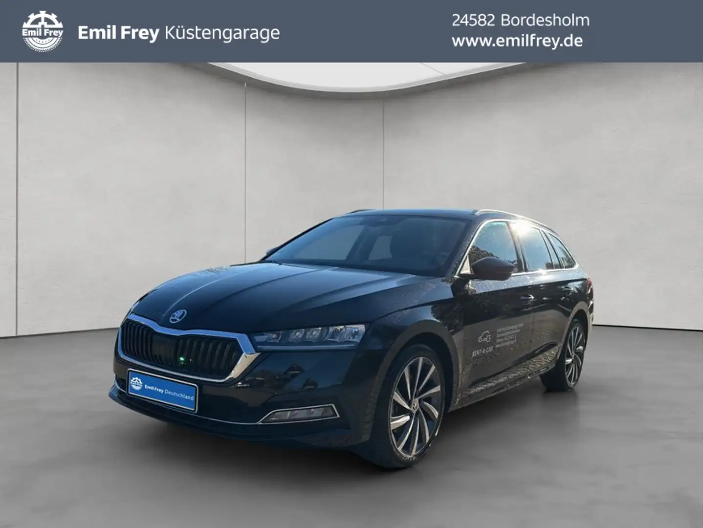 Skoda Octavia Combi 2.0 TDI DSG 4x4 Style Schwarz - 1