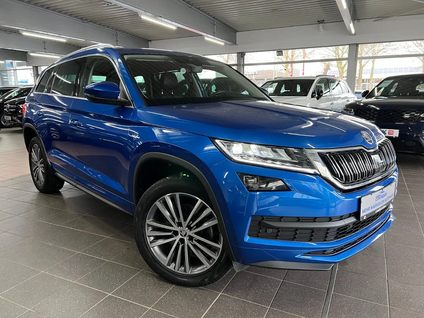 Skoda Kodiaq 200 PS L&K 4x4 AHK+360°+VC+Tablet+ASSIST Bleu - 1
