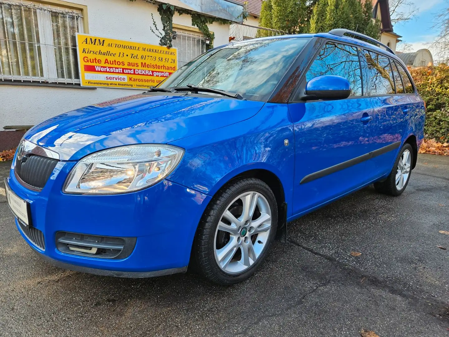 Skoda Fabia Combi Ambiente-abn. AHZV-neue Allwetterr. Blau - 1