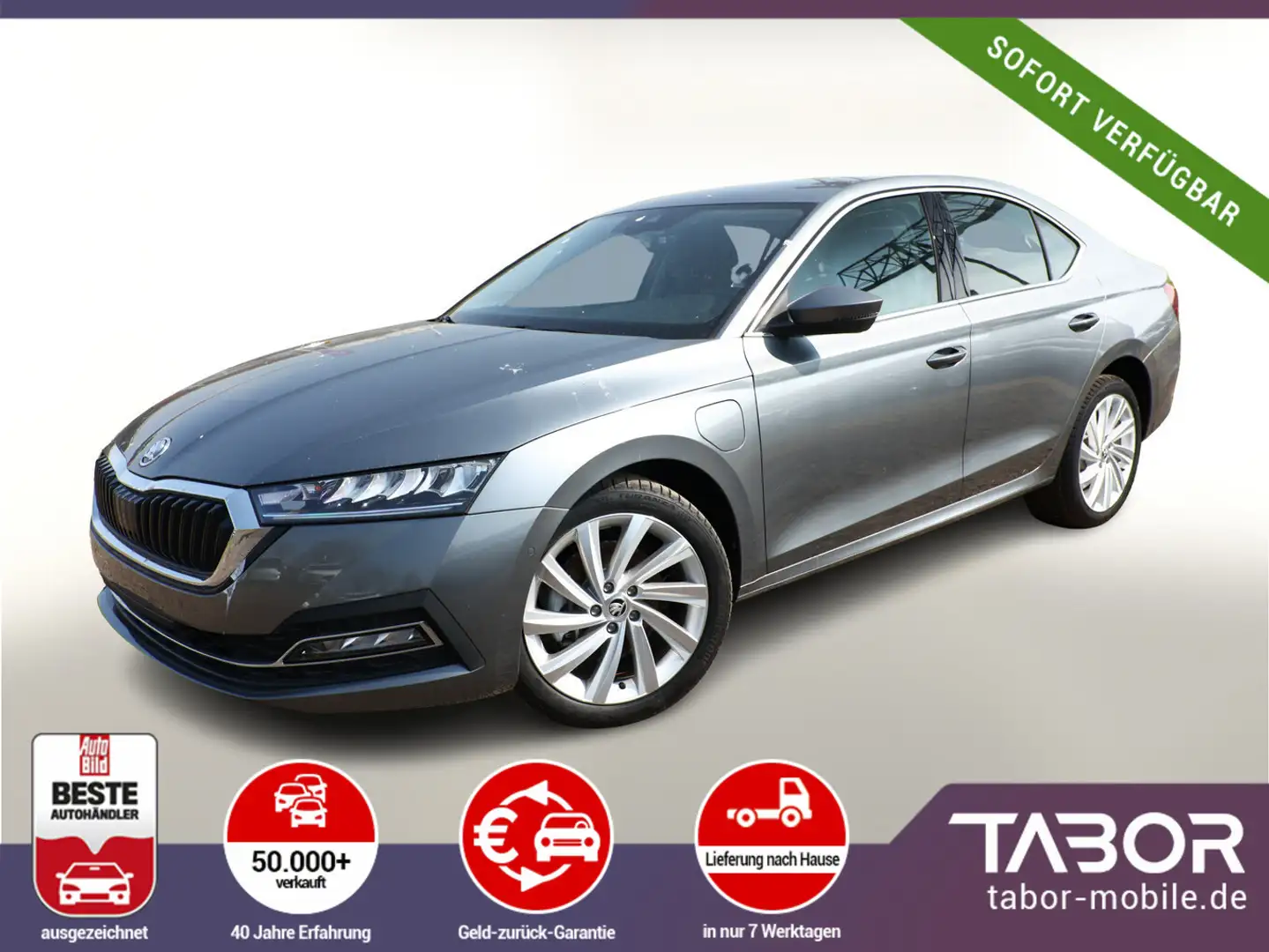 Skoda Octavia PHEV 204 DSG SideA ACC Kam SHZ Kessy 18Z Grau - 1