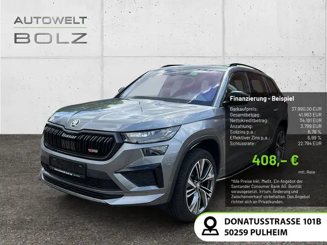 Skoda Kodiaq 2.0 TSI RS 4x4 ACC MATRIX LED AHK PANO