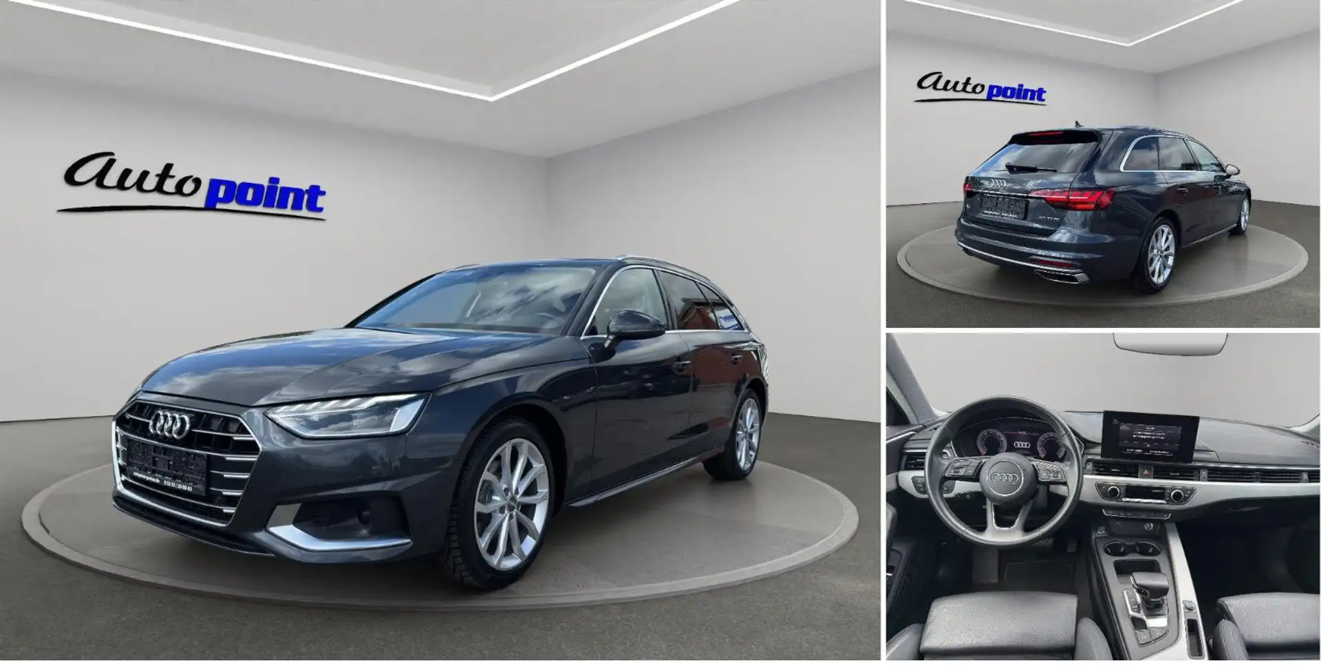 Audi A4 Avant 40 TFSI advanced MATRIX VIRTUAL LEDER Gris - 1