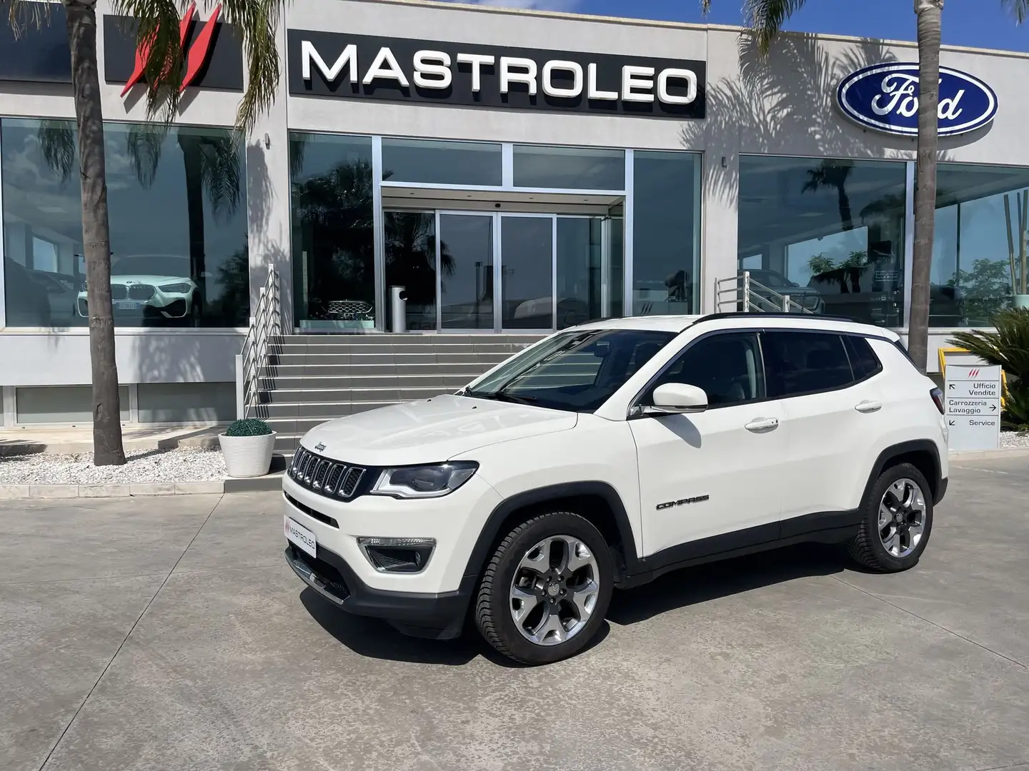 Jeep Compass 1.6 Multijet II 2WD Limited,Km Certificati Bianco - 2
