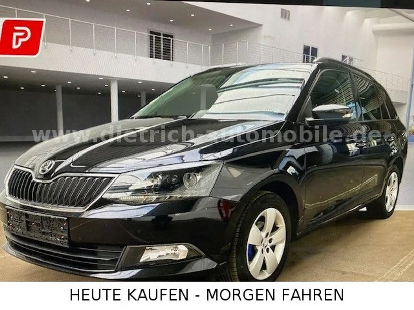 Skoda Fabia Combi 1,0 TSi Style SHZ PDC AHK ALU Schwarz - 1