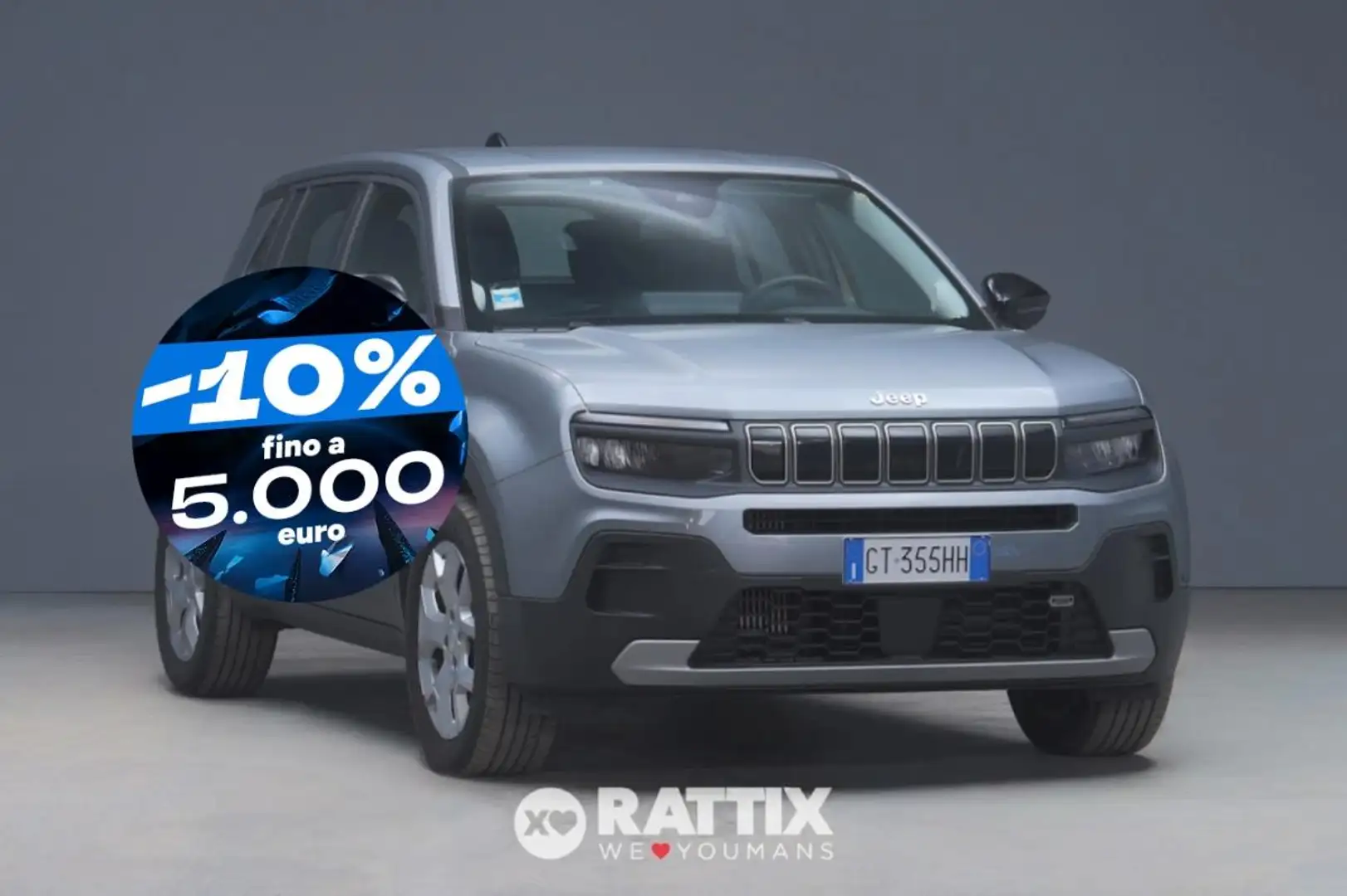 Jeep Avenger 1.2 Turbo 100CV Altitude Grijs - 1