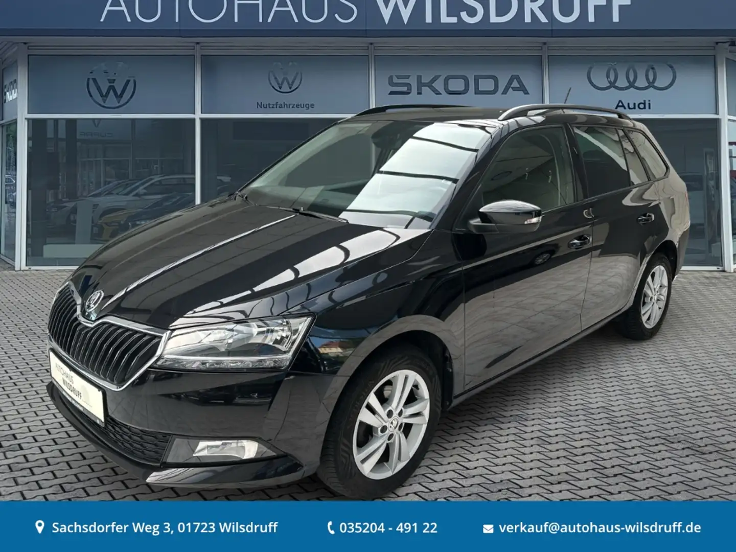 Skoda Fabia Combi Ambition 1.0 TSI Tempomat Smart-Link Schwarz - 1