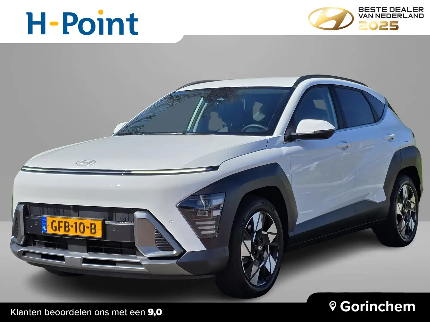 Hyundai KONA 1.6 GDI HEV Premium | KORTING €6895 | DEMO | 360 C Wit - 1