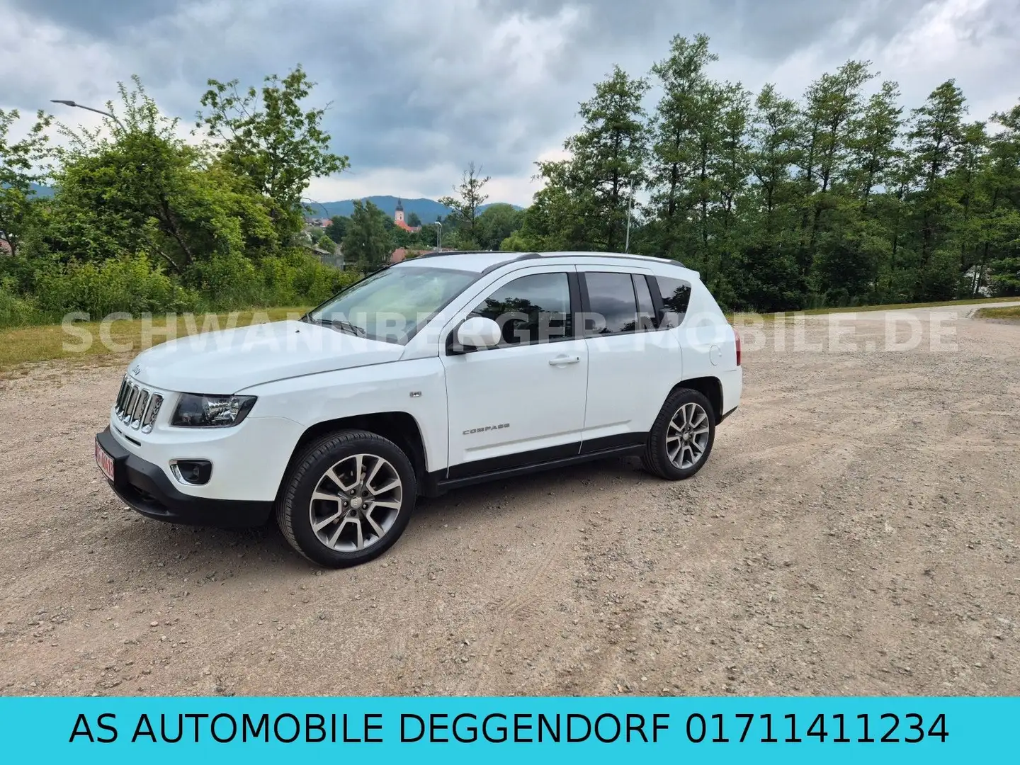 Jeep Compass Limited 4x4-ALLRAD-AUTOMATIK-TOPZUSTAND Bianco - 2