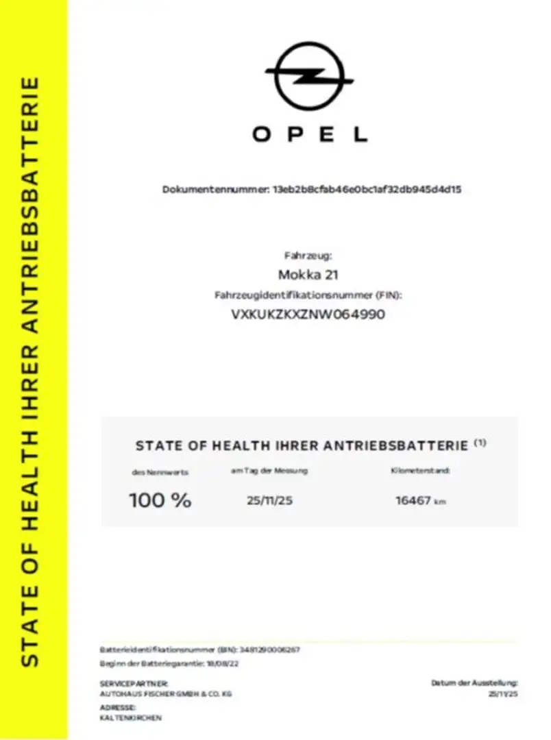 Opel Mokka e GS Line / Sitzheizung / Allwetterreifen Rot - 2