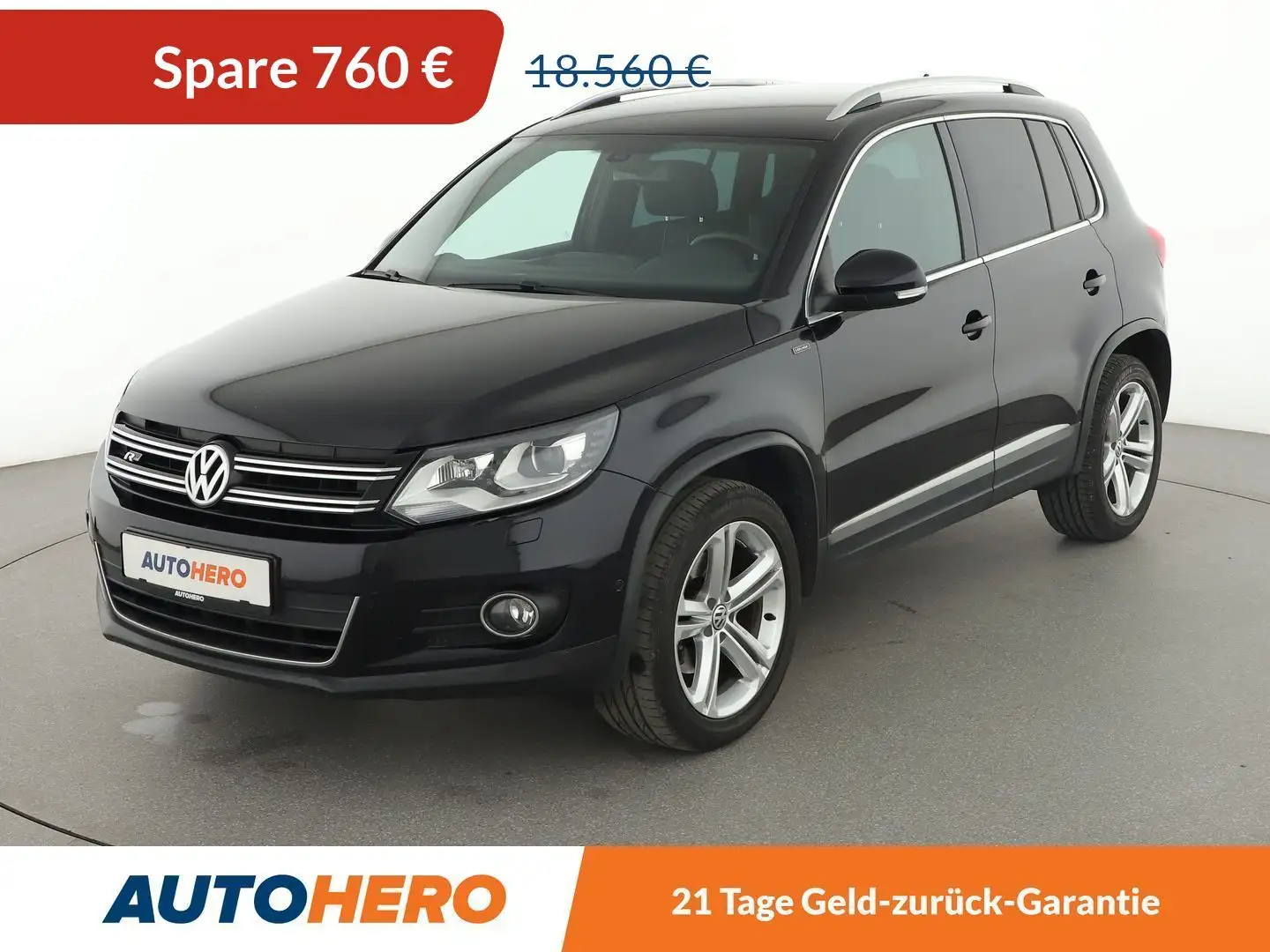 Volkswagen Tiguan 2.0 TDI Lounge Sport & Style 4Motion BM Aut.*NAVI* Schwarz - 1