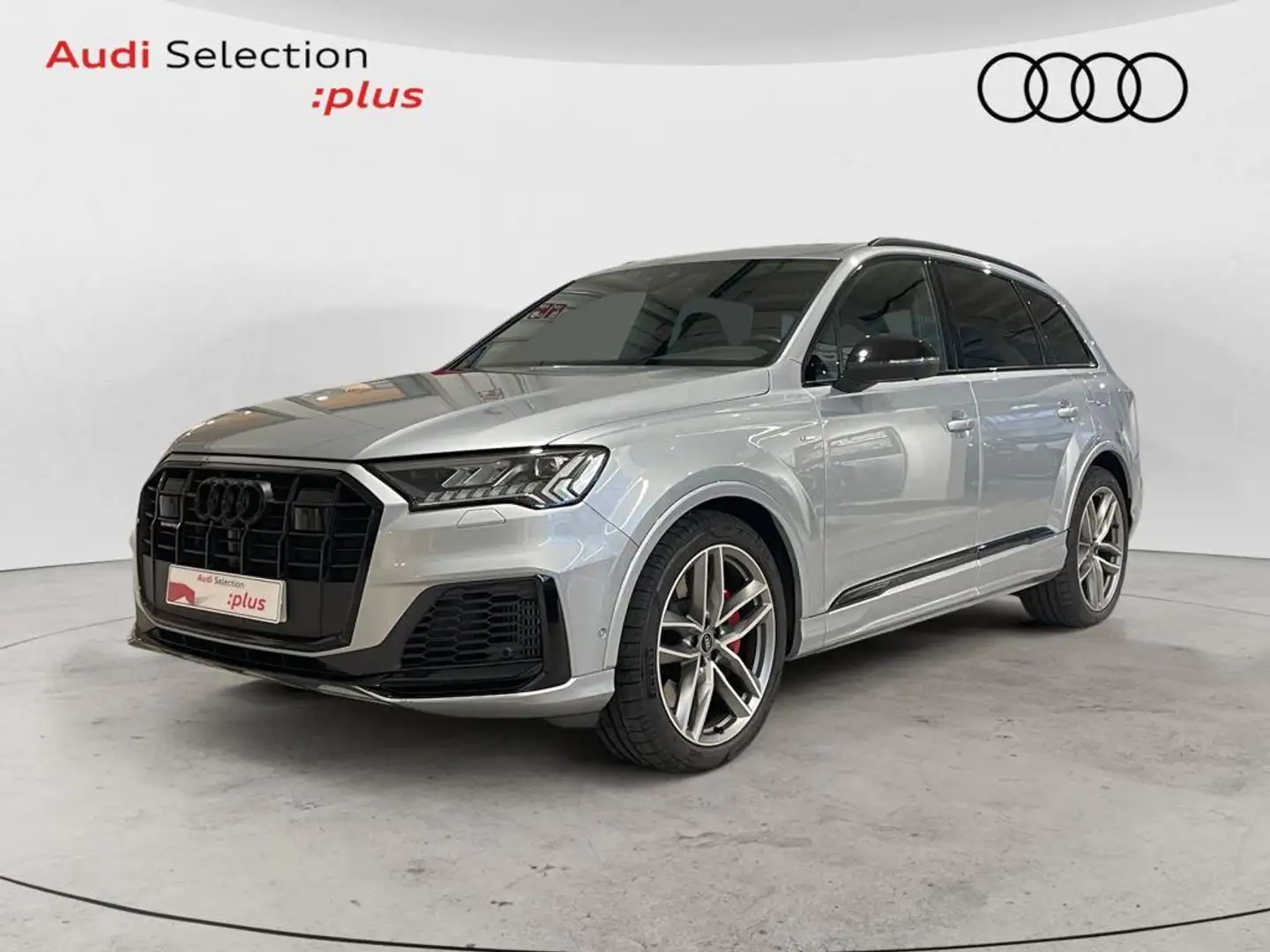Audi Q7 60 TFSIe Black line Plus quattro tiptronic Silber - 1